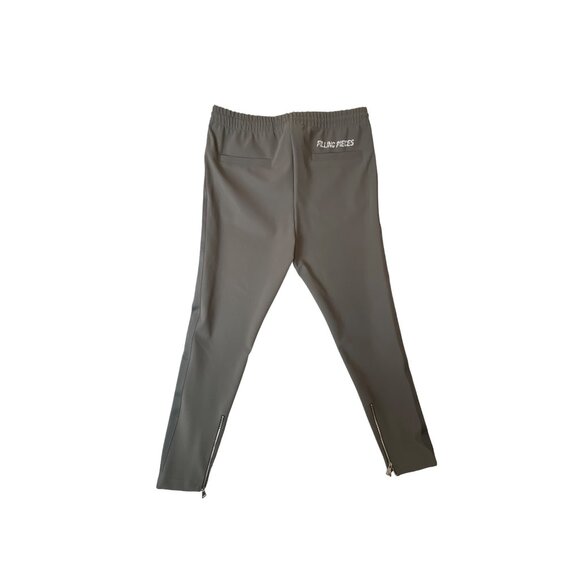 Filling Pieces Women's Grey Zip Up Hem Skinny Fit Jogger Pants Size L - Picture 2 of 13